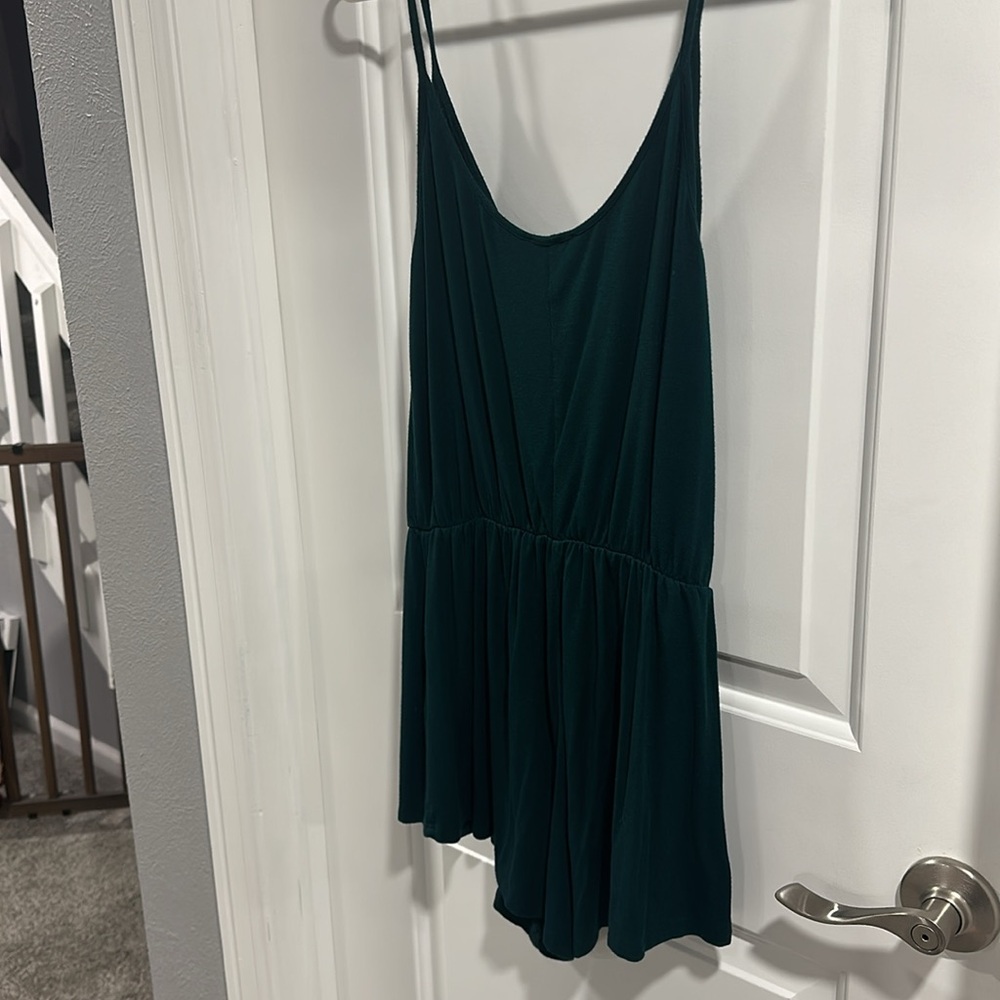 Forever 21 Emerald Green Romper Size M - Picture 7 of 7